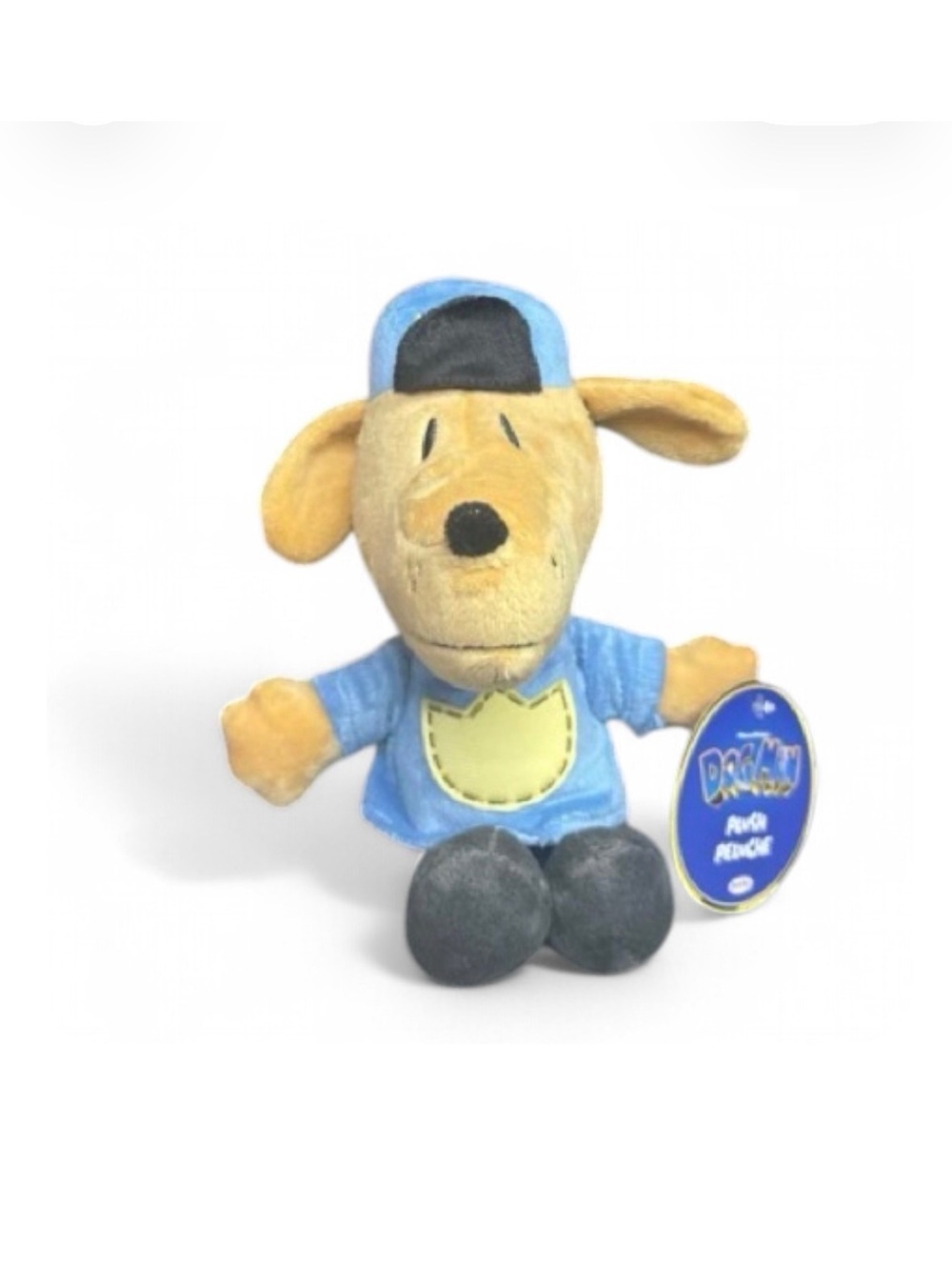 DreamWorks Dog Man 10” Plush Stuffed Animal Soft Blue Cop Dog Jakks Pacific